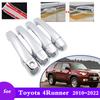 Chrome Outer Door Handle Cover for Toyota 4Runner 4 Runner 5th Gen 2010~ Car External Protective Accessories Style Stickers
