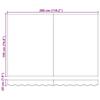 Retractable Awning Burgundy Red 350 x 200 x 165 cm Fabric
