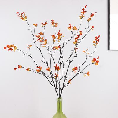 Simulation of Red Maple Leaves, New Chinese-style Porch, Home Decoration Ornaments, Window Soft Decoration Flowers, Simulation of Autumn Maple Leaves