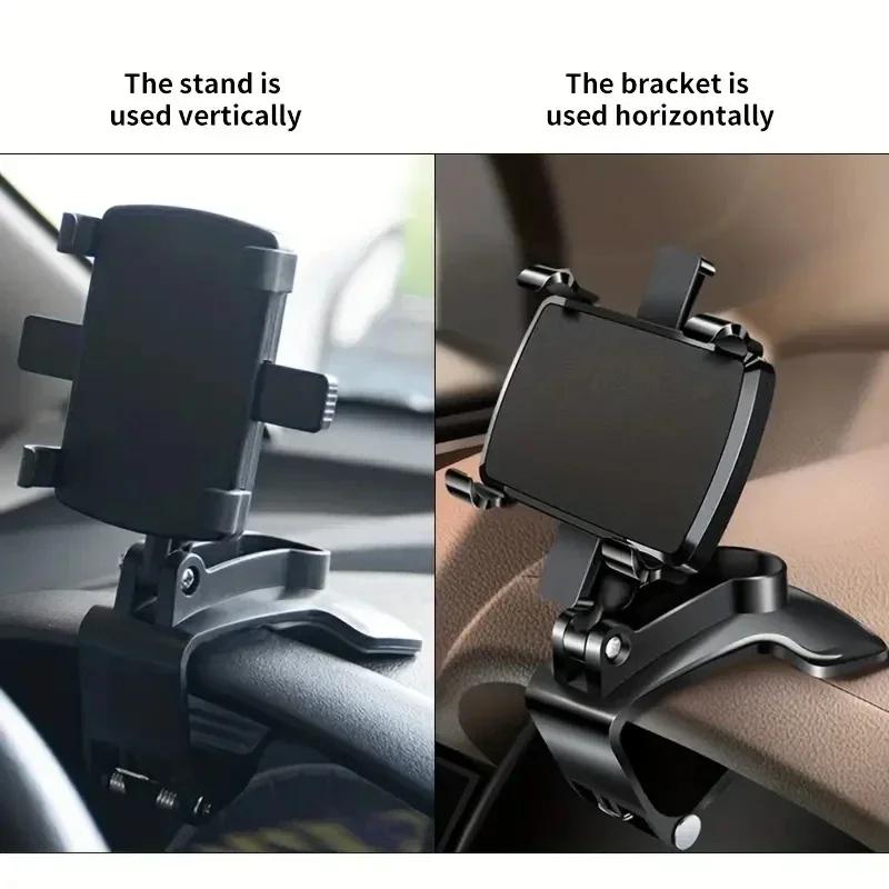 Universal Car Phone Holder Stand Dashboard Car Clip Mount GPS Display Bracket Car Mobile Phone Support For iPhone Samsung Xiaomi
