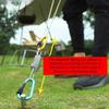 4Pcs Stainless Steel Tent Spring Buckle for Outdoor Camping, Dog Training, Swing