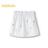 Balabala Girls' Embroidered Denim Skort
