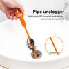 10 ks Nástroj na čištění toalety, odblokovač, snadná obsluha, víceúčelový háček na odstraňování vlasů, odstraňovač ucpávek, nástroj na čištění odpadu