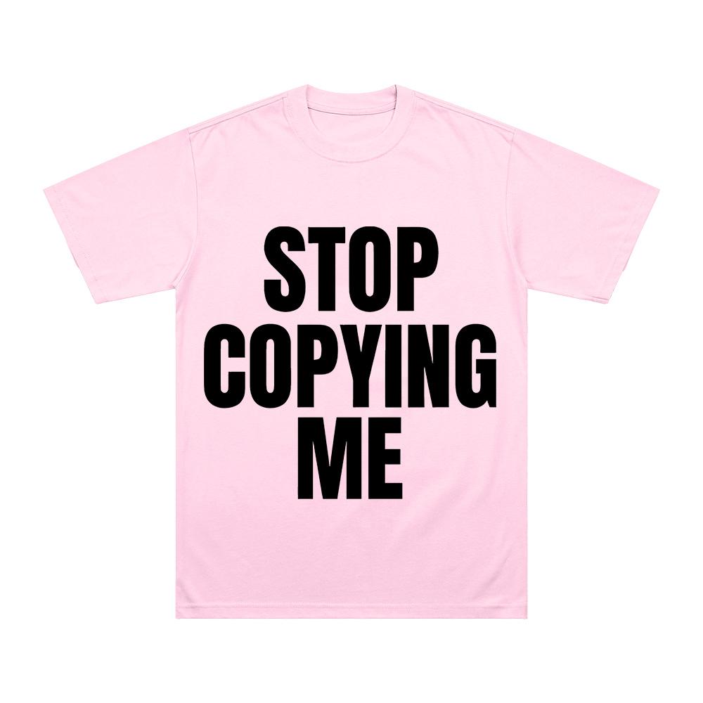 STOP COPYING ME Letter Tshirts Falling in Reverse Same Style Graphic Printed T Shirts Women Unisex High Quality Cotton Comfort Tee