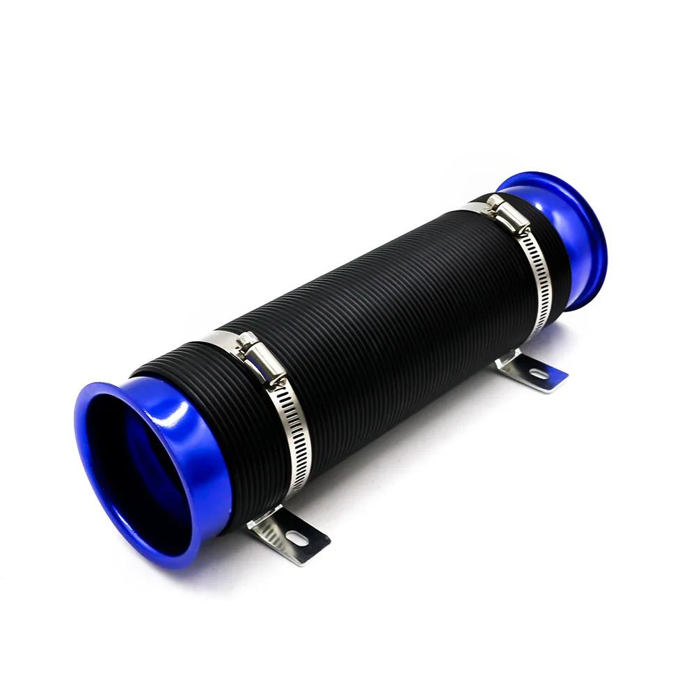 76mm Telescopic Cold Air Intake Pipe Expandable Ventilation Tube Intake Air Pipe Kit For Car Modification Auto Accessories