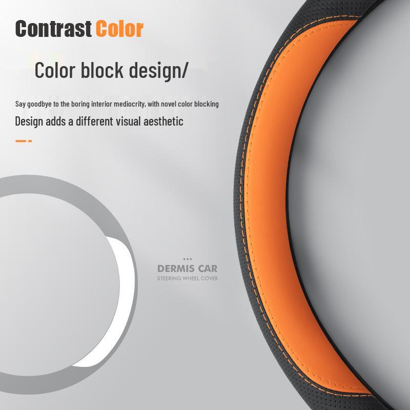 Ultra-Thin Genuine Leather Steering Wheel Cover for Chery Tiggo & Arrizo Models