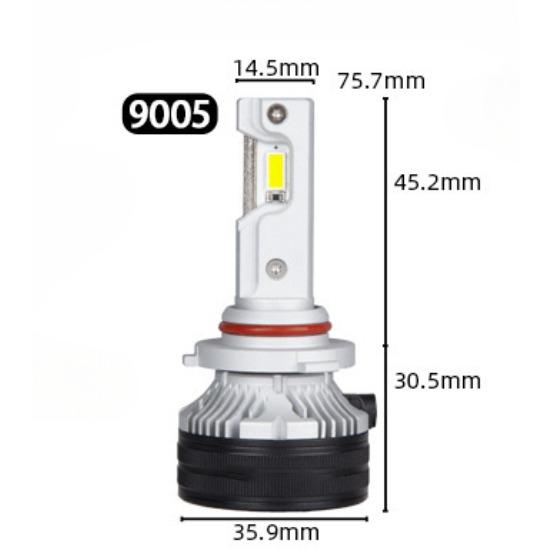 K7C 4300K H7 H4 H11 Led Lamp 3 Copper Tube Led