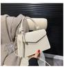 Foreign Style Retro Women'S Bag Early Autumn Solid Color Crossbody Temperament Single Shoulder Simple Diamond Small Square Bag