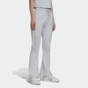 Adidas Originals Solid Color Drawstring Moisture-Wicking Wide-Leg Sports Pants Women Pants Light-Blue HF6769