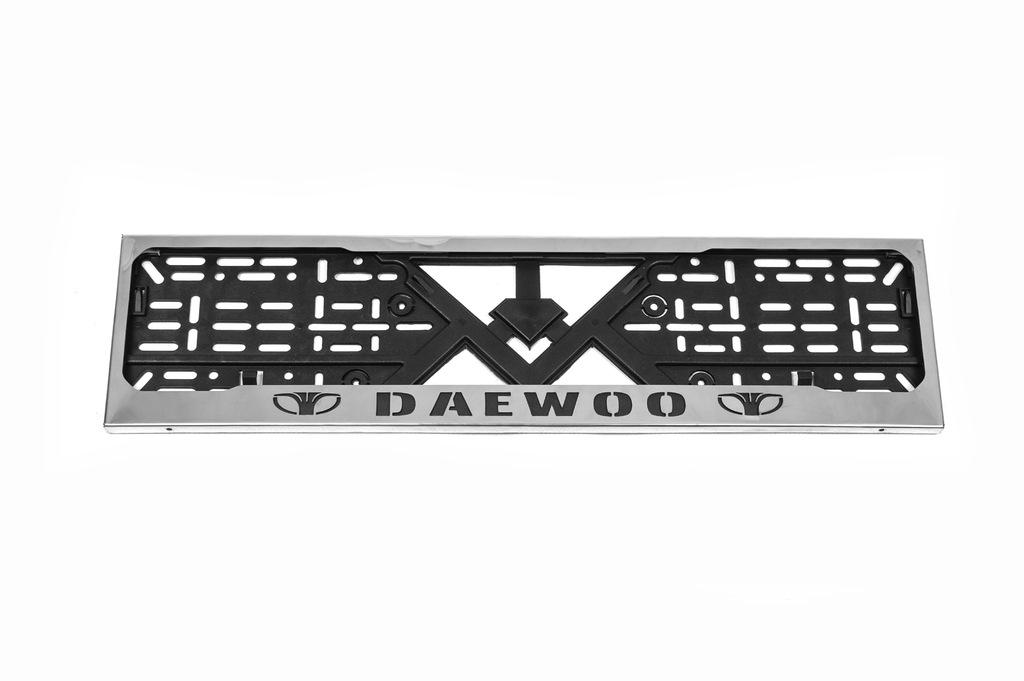 

Рамка под номер хром Daewoo (1 шт, нержавейка)