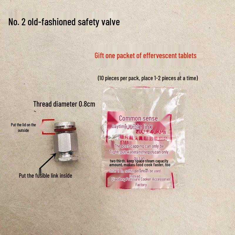 Universal Pressure Cooker Safety Valve Set: Includes Pressure Relief, Exhaust, Limiting, and Float Check Valves