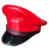 PU Leather Captain Cap Prom Performance Big Brimmed Hat Bar Cosplay Show Hat Personality Beret Cap