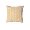 XUAI Corduroy Wheat Grain Backrest Pillowcase - Machine Washable Cover (Insert Not Included)