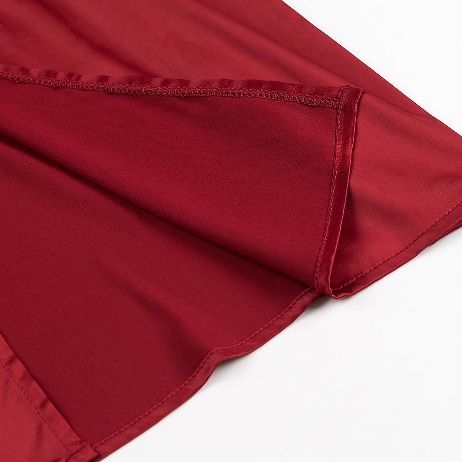 2025 Spring Women's Satin Casual Loose Mid-Length Camisole Dress