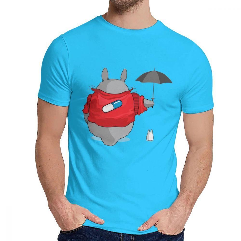 Novelty My Neighbor Totoro Meets Akira T Shirt Cottton Japanese Classic Anime T Shirt