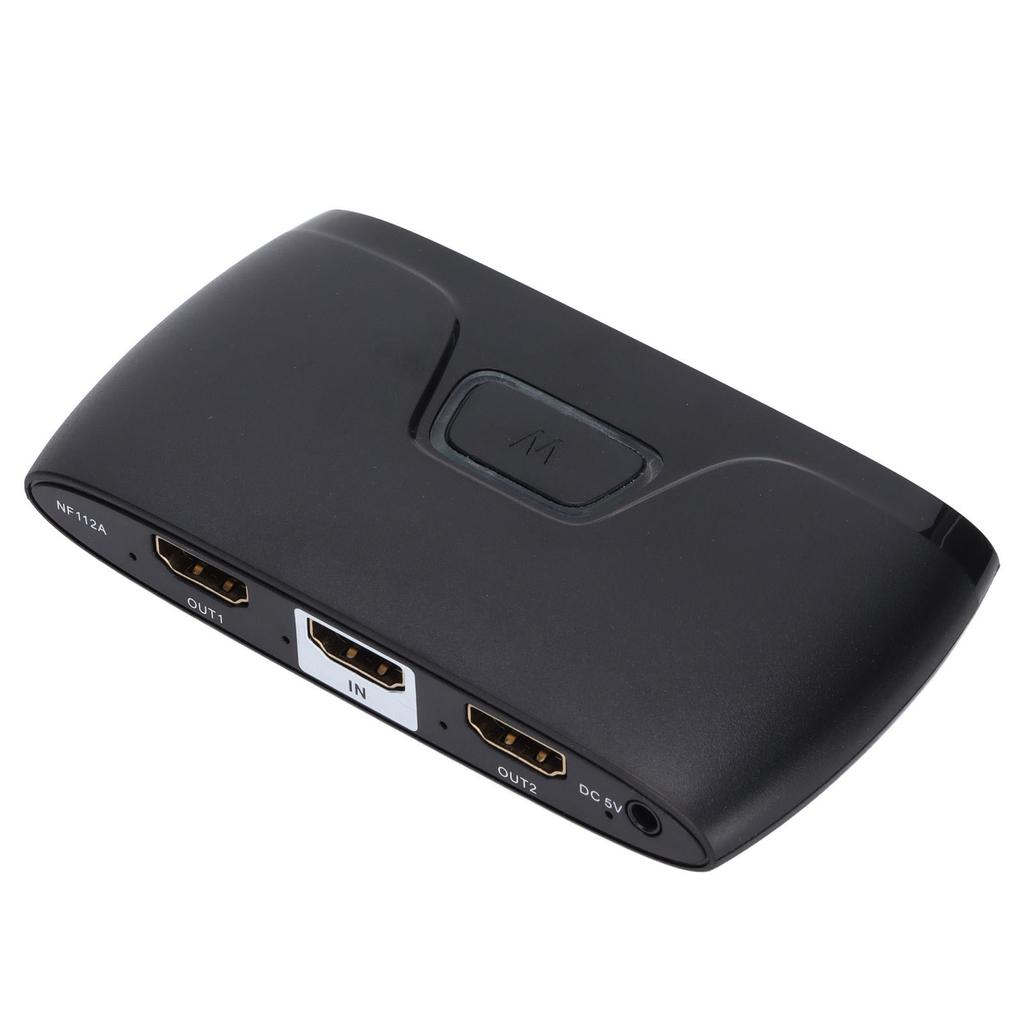 HD Multimedia Interface Splitter Adapter 4K 60Hz One In Two Out 1 Out 2  HD Multimedia