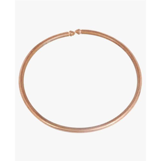 Ayu Overseas 100% Reines Kupfer Verstellbares Knöchelarmband Kada Set! Traditionelles Design Bein-Kada für Männer und Frauen | Eleganter ethnischer Knöchelschmuck aus Kupfer für