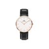 Daniel Wellington Classic Sheffield Wristwatch 40mm Men Leather Business Stylish Gift for Boyfriend