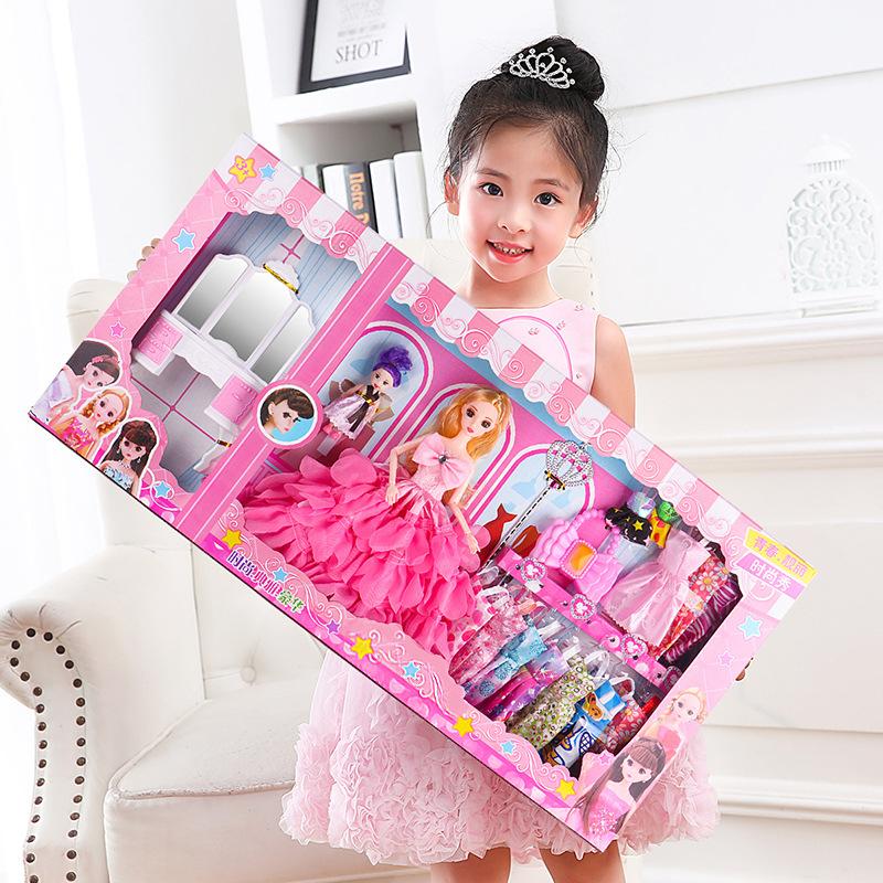 Gift Box Play Girl Toy Birthday Gift Doll Set
