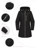 Women's Water-Repellent Windbreaker: Hooded, Long Sleeve, Loose Fit, Perfect for Spring & Autumn Outdoor Sports.