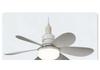 Ultra-Quiet E27 Ceiling Fan Light with Three-Speed Dimming for Kitchen & Bedroom