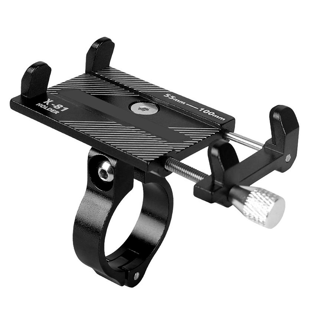 Bicycle Mobile Phone Mount Aluminium Motorcycle Scooter Handlebar Phone Holder for 3.0 6.8 inches Smartphone Mount