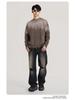 BE Men's American Retro Gradient Knit Sweater - Autumn/Winter Collection