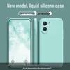 Honor X40i Solid Color Liquid Case: Full-Coverage, Anti-Fall, Soft Shell