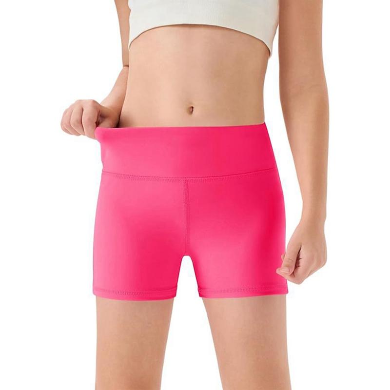 5-14 Years Kids Girls Athletic Shorts Yoga Shorts Cycling Shorts