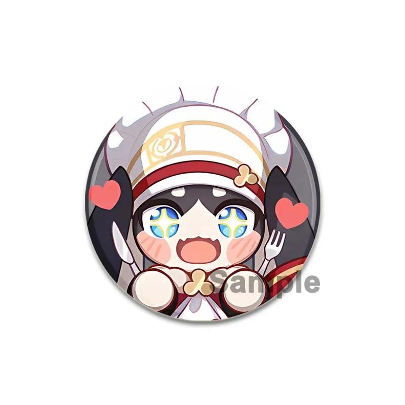 

32/44/58 мм Honkai Star Rail Брошь на рюкзак Asta Hook Kafka Arlan мультфильм косплей значок на лацкан булавки для одежды аксессуары подарок 44mm