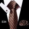 Men's Business Professionals Striped Tie Wedding Suit Accessories Polyester Tie Men