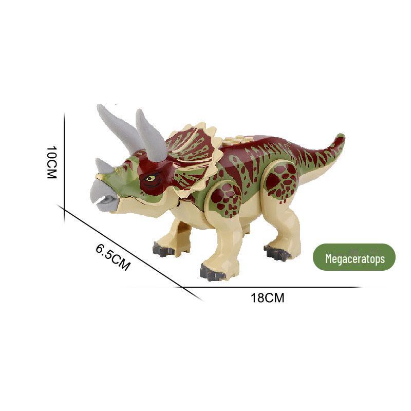 Dinosaur Building Blocks Scene Supplement Pack with Large and Small Particles - One Piece Delivery