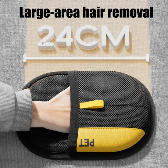 Guanto Elettrostatico Rimuovi Peli per Animali Domestici Guanti Doppia Faccia per Toelettatura Gatti Cani Guanto Rimuovi Peli Riutilizzabile per Divano Mobili Tappeto Sedile Auto