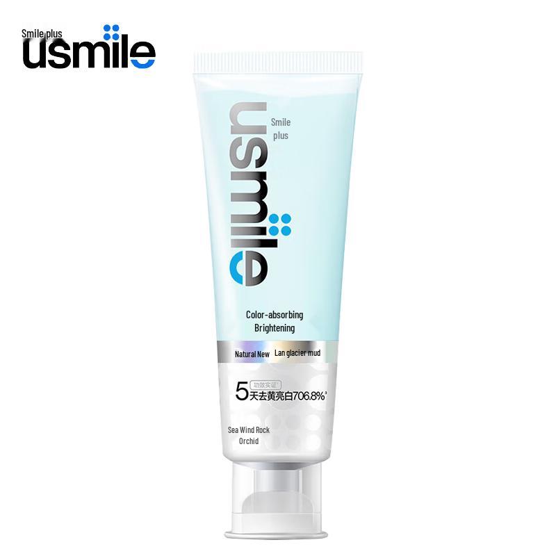 

usmile Stain Removal & Whitening Toothpaste, Sea Breeze Vetiver 115g