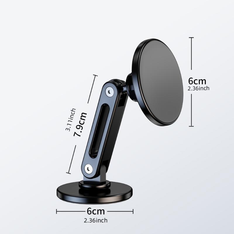 Car Mount Phone Holder Angle Adjustable Phone Support Holder for 15 14 Magnetic 360° Rotation Navigation Holder
