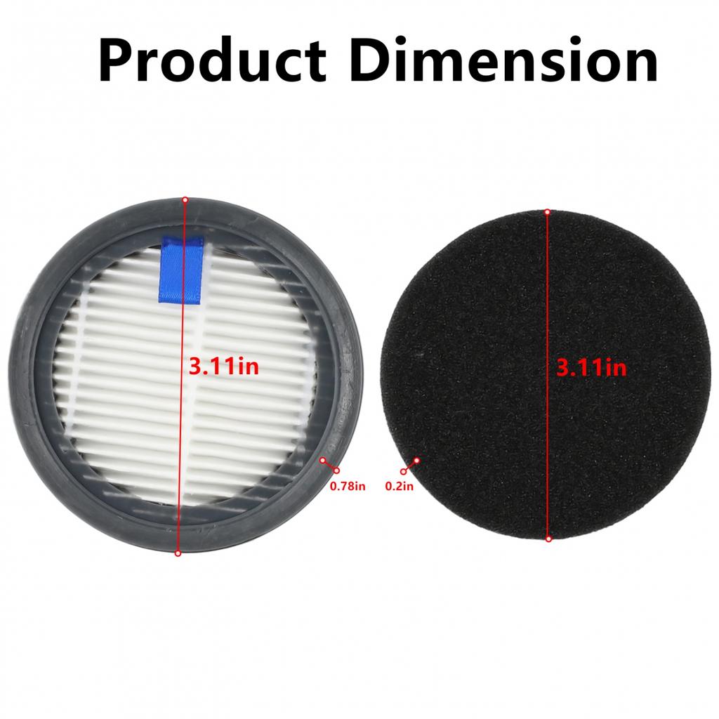 Filter und 9er-Pack für Afoddon High Dentise Filter
