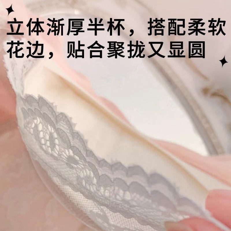 [Pure Desire Chest] Lace Underwear Women's Bra Gathers Small Breasts, Sexy Breasts, Large Bras, New Popular Models