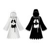 Fête de Famille Halloween Capes Costume Lumineuses dans le Noir pour Enfants avec Capuche Look Festif pour Photos d'École et Tenues de Costume Saisonnières
