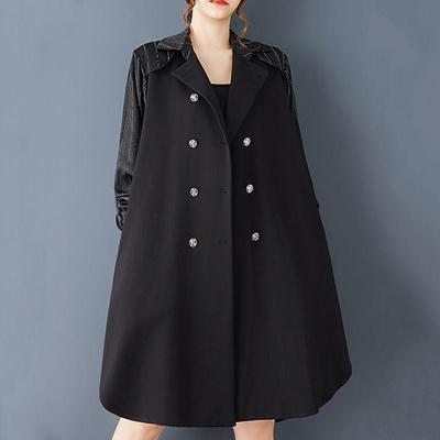 Long Sleeve Oversized Black Woman Causal Loose Autumn Spring Vintage Blazer Jackets for Women Coat