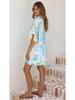 2025 Loose Casual Holiday Printed Linen Jumpsuit
