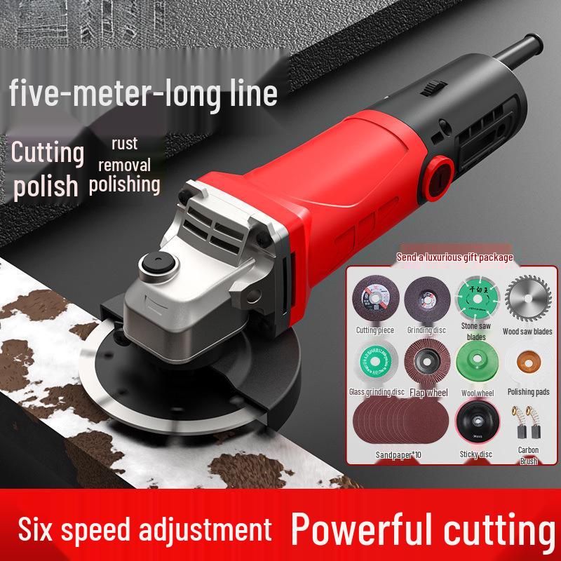 Multifunctional Angle Grinder & Polisher for Household Use