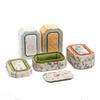Hard Shell Brocade Jewelry Box Multiple Colors Bangle Storage Box  Women Jewelry Storage