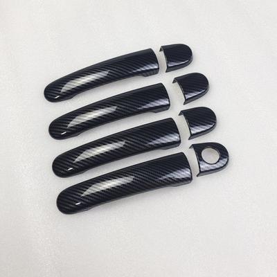 Couvercle de poignée de porte en plastique Imitation carbone, accessoires adaptés à la Volkswagen VW Golf 5 MK5 V Rabbit 1K