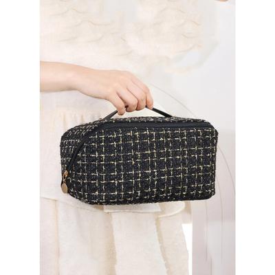 Trousse cosmetica Thousand Bird Grid per donna Grande capacità Portatile Borsa portaoggetti da viaggio 1 pz