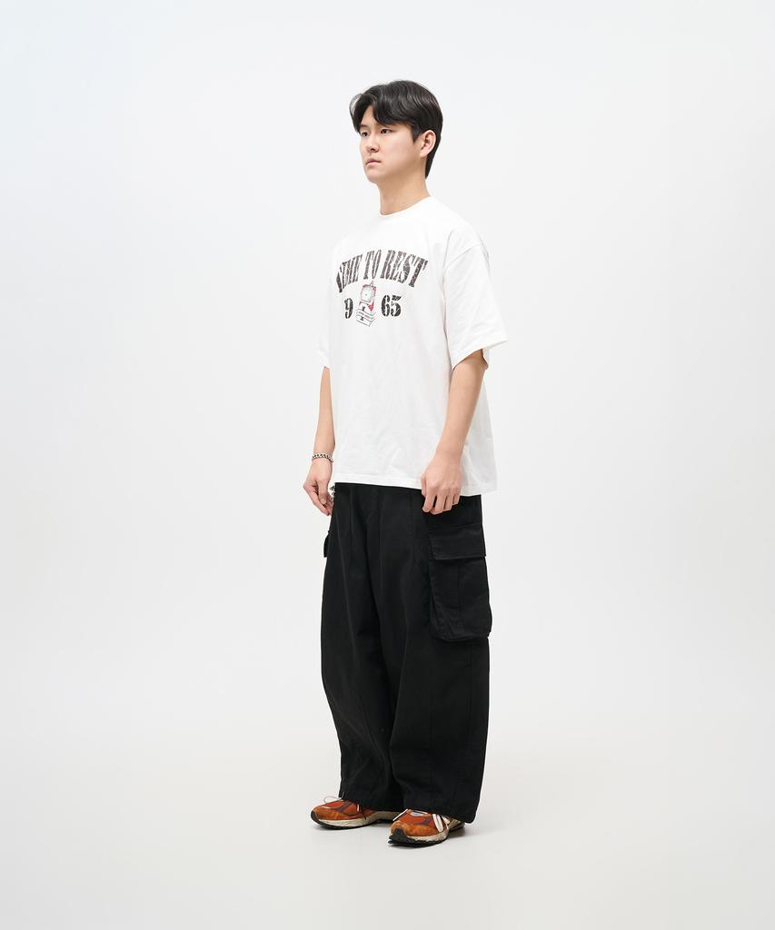 Aidonwoneowokeutudei Time To Rest Short Sleeve (White)