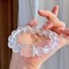 12-16 mm Přírodní Mléčně Bílý Křišťálový Prášek Křišťálový Design Náramek Náramek