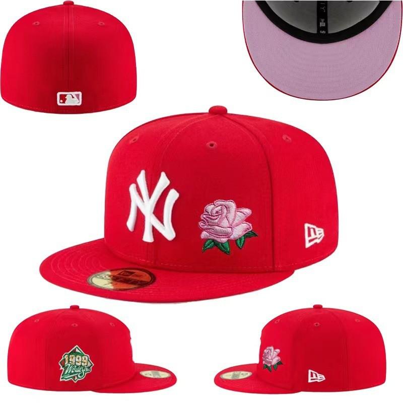 MLB New Era Fitted Baseball Cap Unisex Hip Hop Embroidered Sun Hat Outdoor