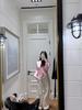 Korean Style Embroidered Pony Logo Knit Cardigan, Versatile Autumn Winter Round Neck Cable Sweater for Women