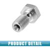 Banjo-Schraube Bremsfitting Adapter-Kit 3 an 3/8"x24 Bremsleitungsgewinde Einzelne Banjo-Schraube mit 4 Kupfer-Dichtringen