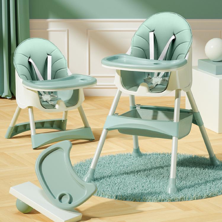 Adjustable Soft Baby High Chair with Detachable Seat